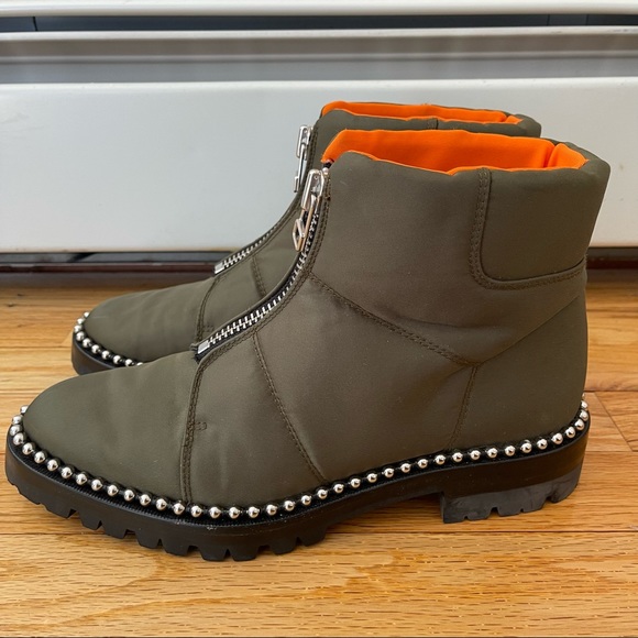 Alexander Wang Nylon Zipper Boots Size 39.5 - Picture 6 of 9